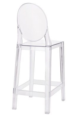 Krzesło barowe VICTORIA 75 cm transparentne