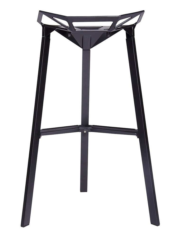 Krzesło barowe SPLIT PREMIUM czarne - aluminium Krzesło barowe SPLIT PREMIUM czarne - aluminium