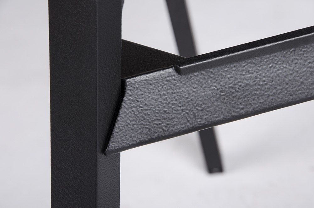 Krzesło barowe SPLIT PREMIUM czarne - aluminium Krzesło barowe SPLIT PREMIUM czarne - aluminium