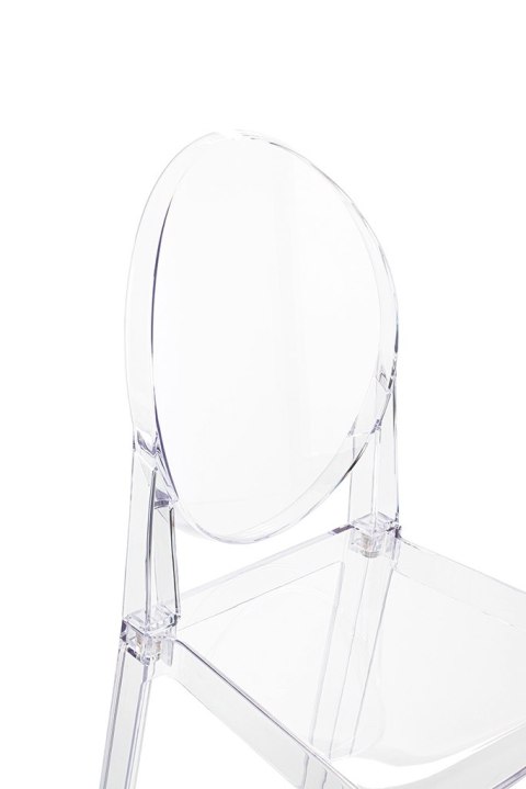 Krzesło barowe ORIA 65 cm transparentne