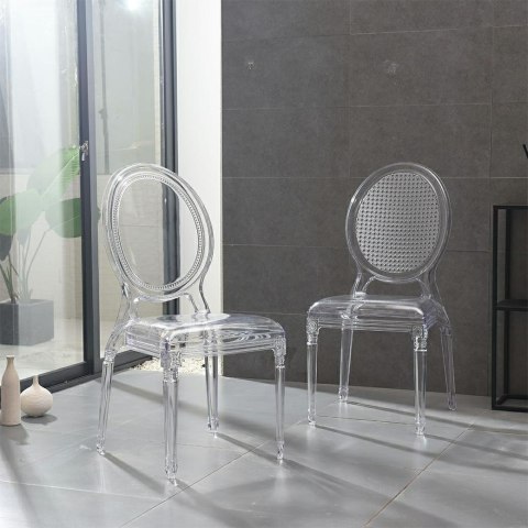 Krzesło RINCE transparentne - poliwęglan