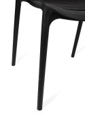 Krzesło SUNNY czarne - polipropylen