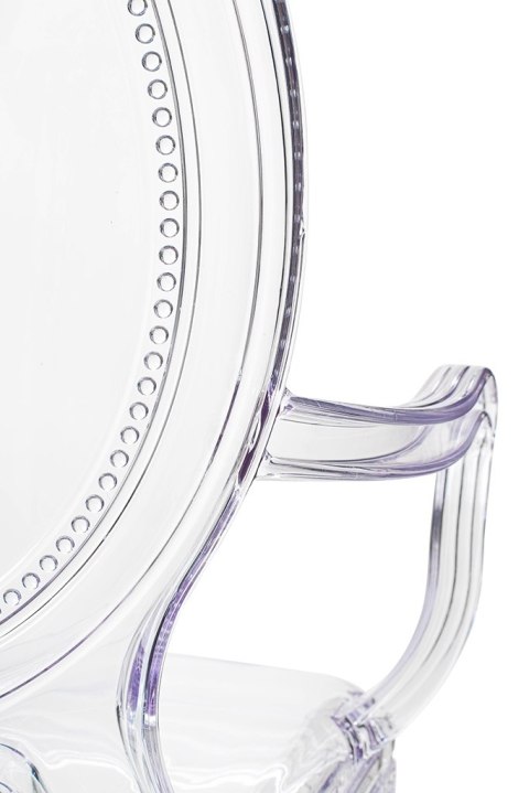 Krzesło RINCE ARM transparentne - poliwęglan