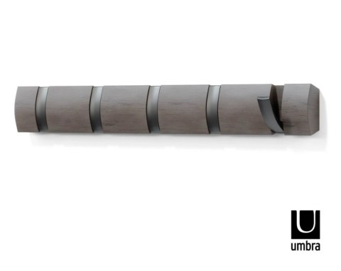 UMBRA wieszak na ubrania FLIP 5 szary UMBRA wieszak na ubrania FLIP 5 szary