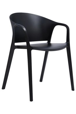 Krzesło CAMEL czarne - polipropylen King Home