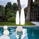 NEW GARDEN lampa ogrodowa FREDO 170 BATTERY biała