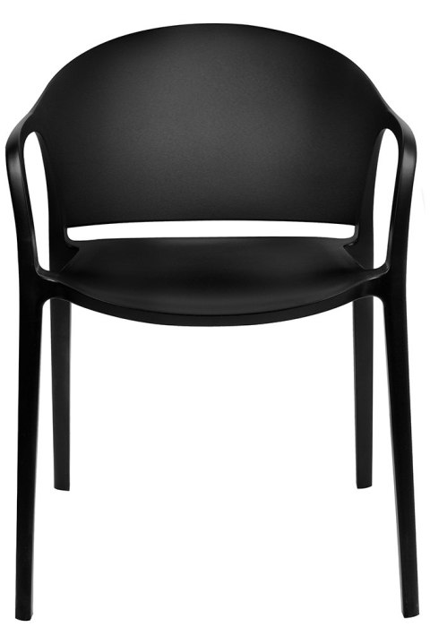 Krzesło CAMO czarne - polipropylen