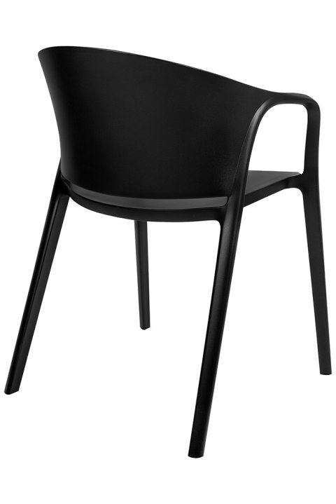 Krzesło CAMO czarne - polipropylen