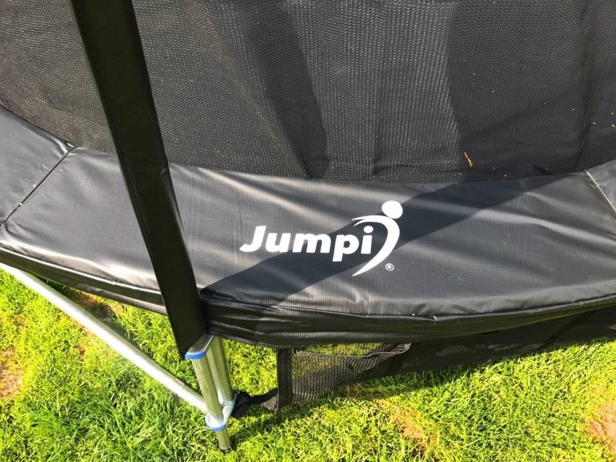 Trampolina Ogrodowa 244 cm / 8 FT Maxy Comfort Czarna Z Wewnętrzną Siatką Jumpi Trampolina Ogrodowa 244 cm / 8 FT Maxy Comfort Czarna Z Wewnętrzną Siatką Jumpi