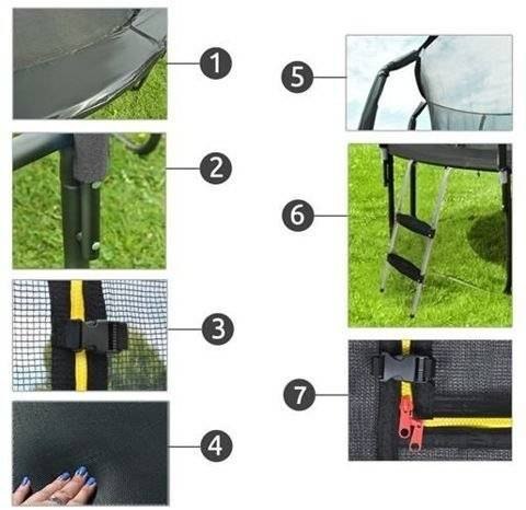 Trampolina Ogrodowa Jumpi 435cm/14FT Maxy Comfort Plus Jasno Zielona Z Wewnętrzną Siatką Jumpi Trampolina Ogrodowa Jumpi 435cm/14FT Maxy Comfort Plus Jasno Zielona Z Wewnętrzną Siatką Jumpi