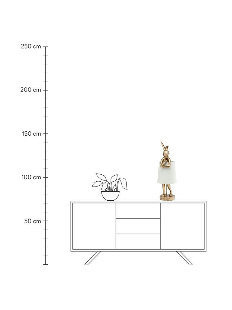 KARE lampa stołowa RABBIT złota / czarna Kare Design KARE lampa stołowa RABBIT złota / czarna Kare Design