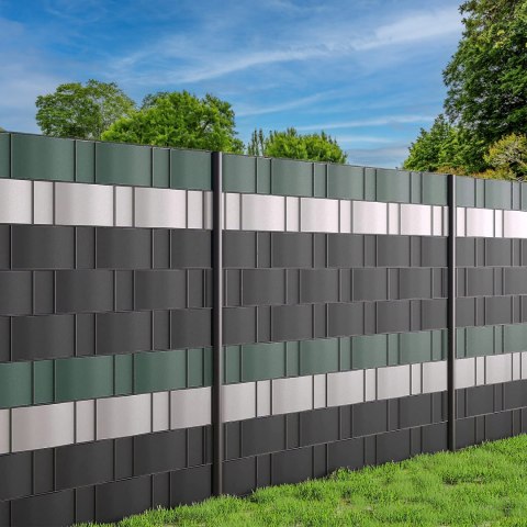 Tasma ogrodzeniowa 19 cm x 35 m szara Tasma ogrodzeniowa 19 cm x 35 m szara