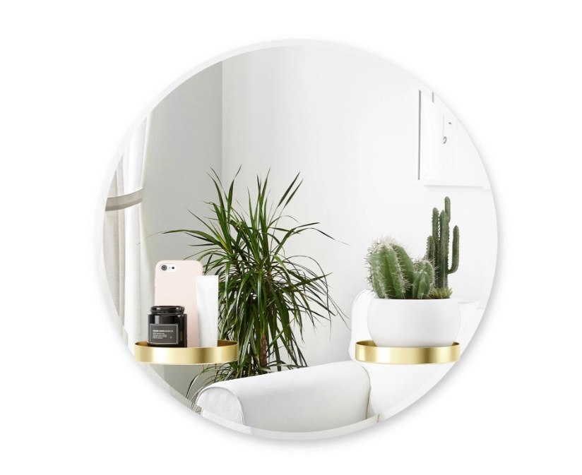 UMBRA lustro ścienne PERCH 60 cm mosiężne UMBRA lustro ścienne PERCH 60 cm mosiężne