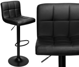 Krzesło barowe ARAKO BLACK czarne