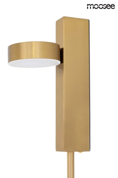 MOOSEE lampa ścienna CLARID GOLD złota