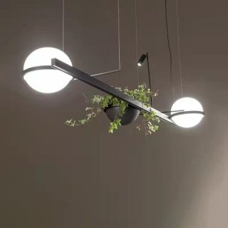 MOOSEE lampa wisząca PLANT czarna