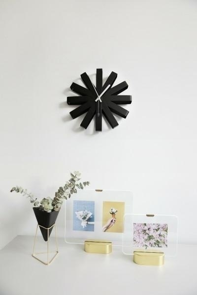 UMBRA zegar RIBBON - czarny UMBRA zegar RIBBON - czarny