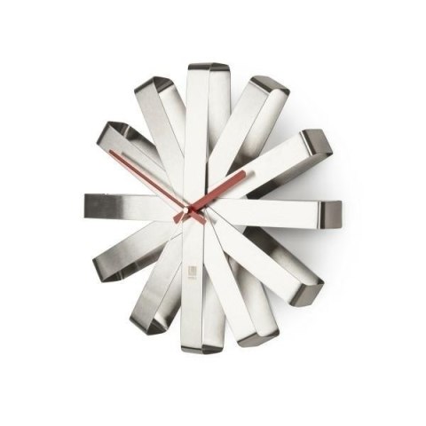 UMBRA zegar RIBBON - stal UMBRA zegar RIBBON - stal