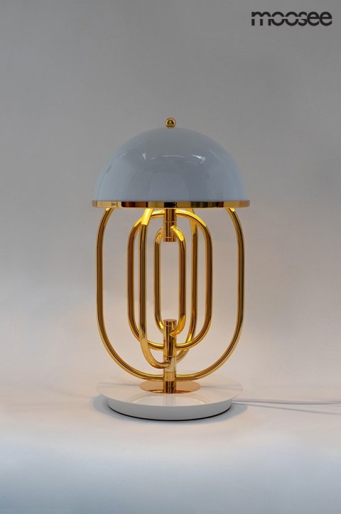 MOOSEE lampa stołowa BOTTEGA złota / biała