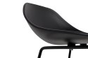 Krzesło barowe ALTO 66 czarne
