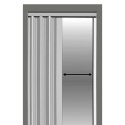 Drzwi harmonijkowe 004-07-100 Szary Dąb 100 cm