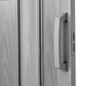 Drzwi harmonijkowe 004-07-90 Szary Dąb 90 cm