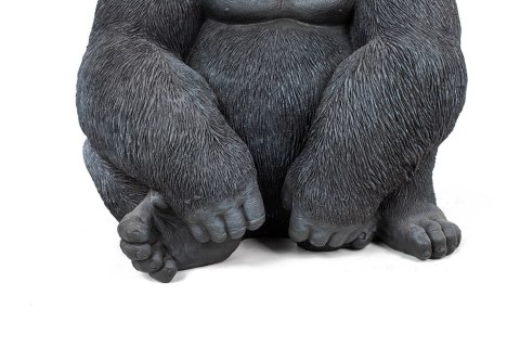 KARE dekoracja stojąca GORILLA XL 76cm czarna