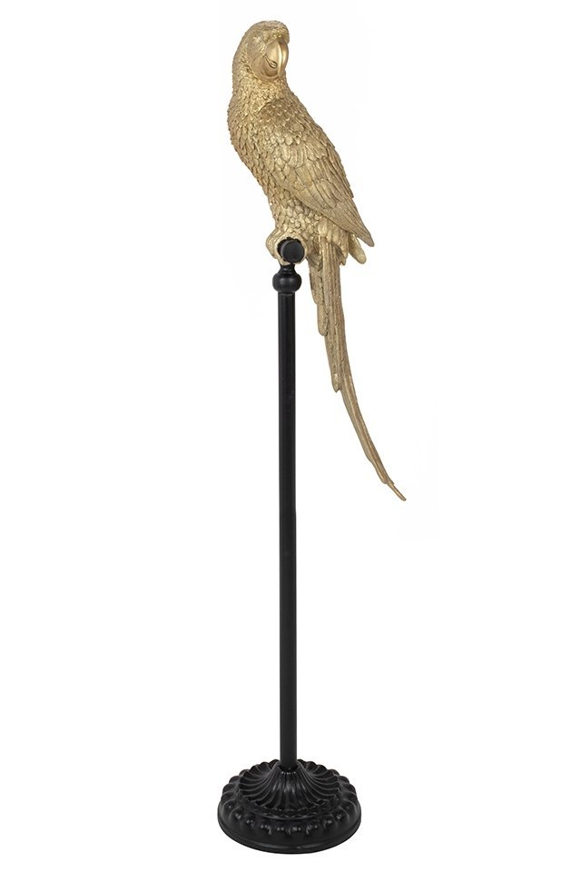 KARE dekoracja stojąca PARROT 116 cm złota KARE dekoracja stojąca PARROT 116 cm złota