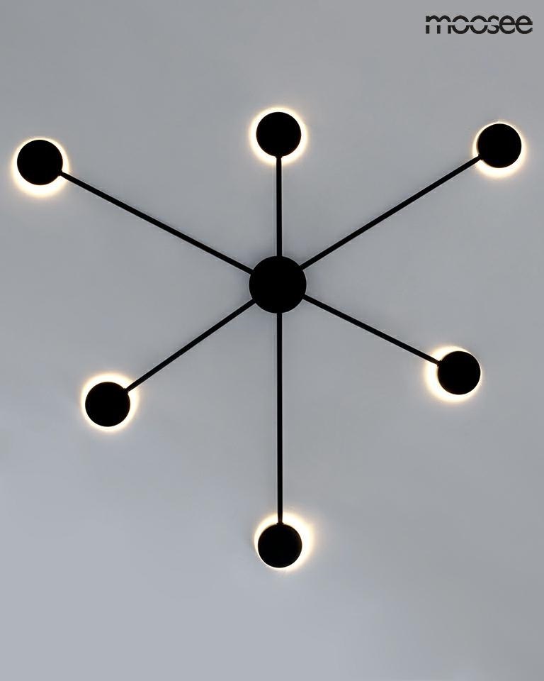 MOOSEE lampa ścienna SHADOW 6 CLOSE czarna MOOSEE lampa ścienna SHADOW 6 CLOSE czarna