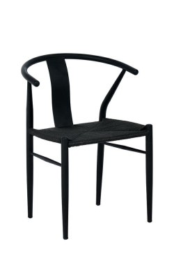 Krzesło WISHBONE METAL czarne
