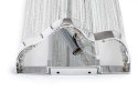 Lampa ścienna ATLANTA WALL 2 - aluminium, stal