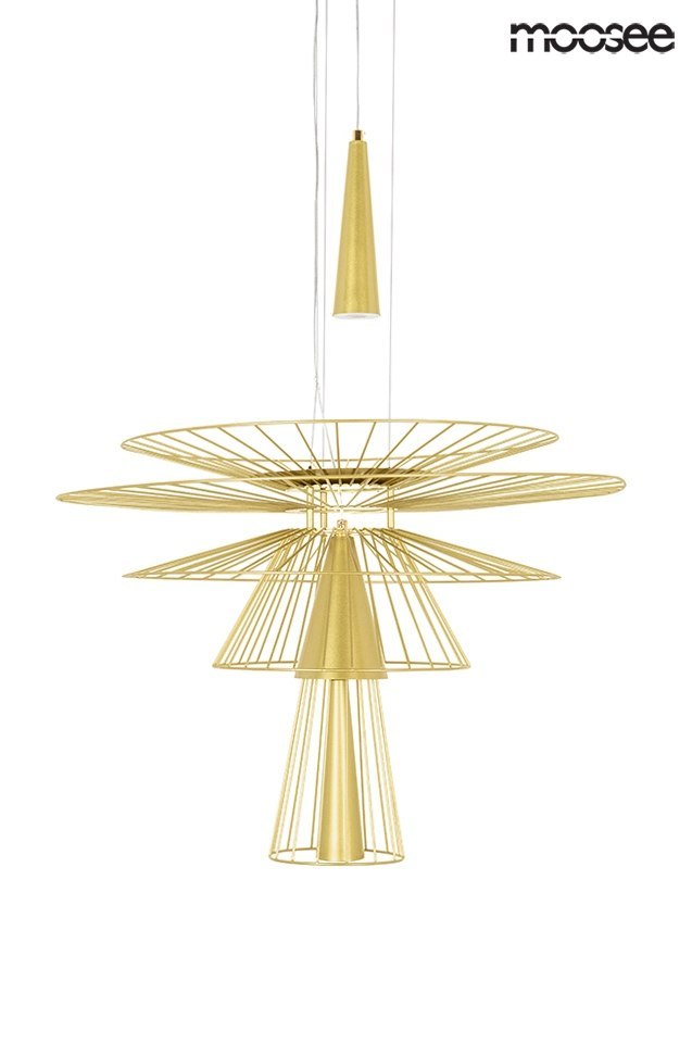 MOOSEE lampa wisząca SESTO złota MOOSEE lampa wisząca SESTO złota