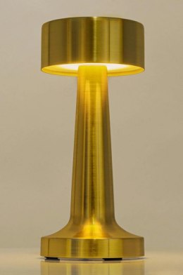 Lampa biurkowa LEE złota - wbudowana bateria, LED King Home