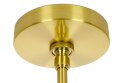 Lampa wisząca APOLLO 2 czarna - szczotkowane złoto King Home