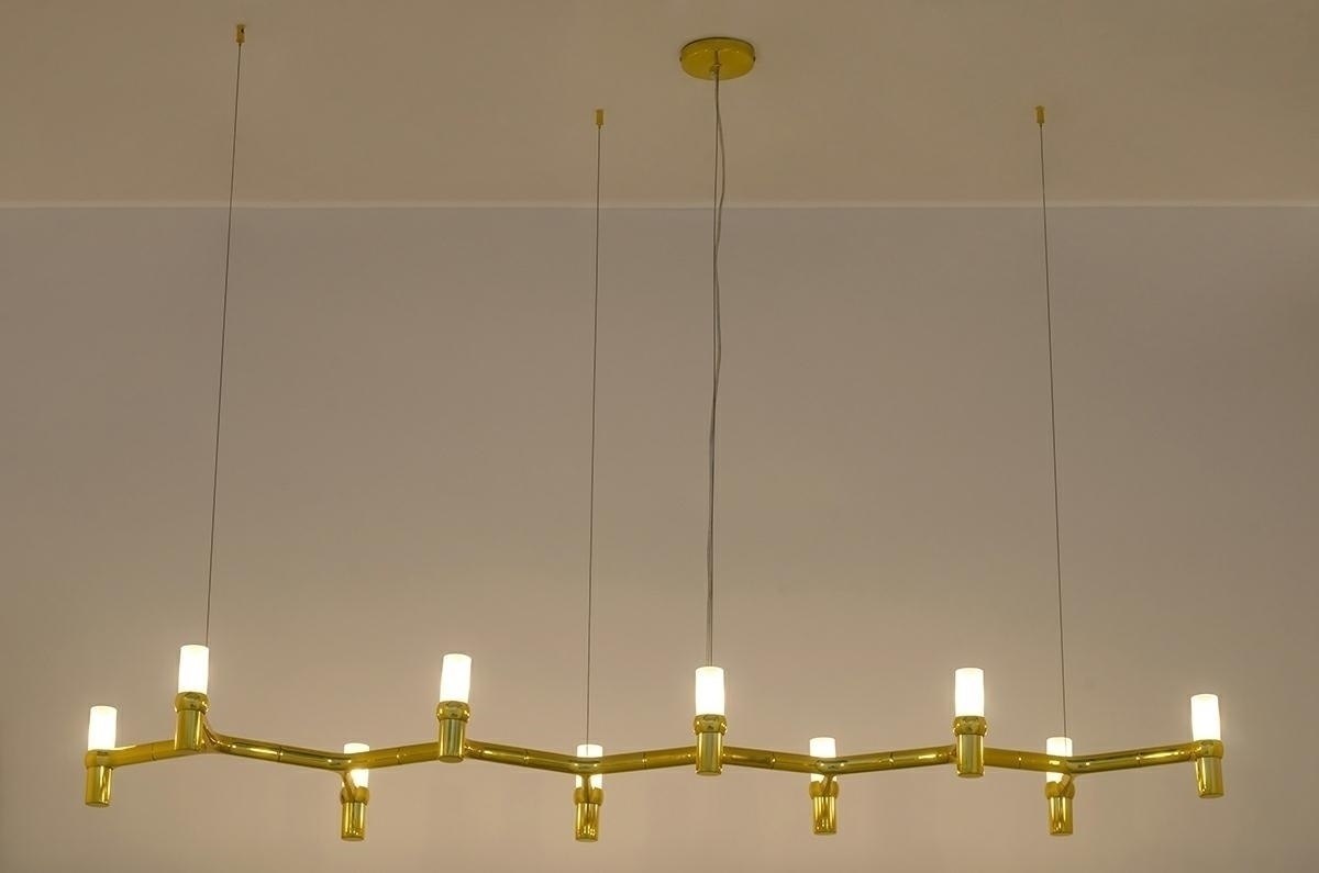 Lampa wisząca ATOMIC LONG złota Lampa wisząca ATOMIC LONG złota