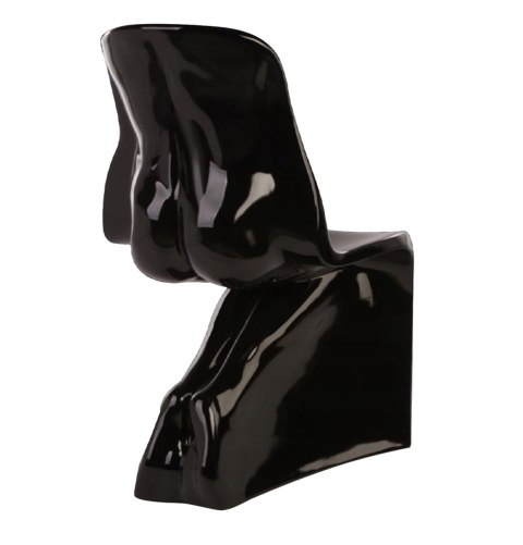 Krzesło HIM czarne - włókno szklane lakierowane