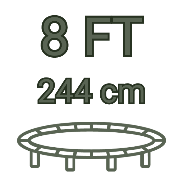 Trampoliny 8FT (244 cm)
