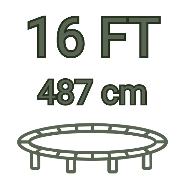 Trampoliny 16FT (487 cm)